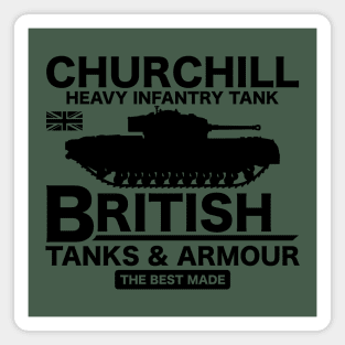 Churchill Tank Magnet